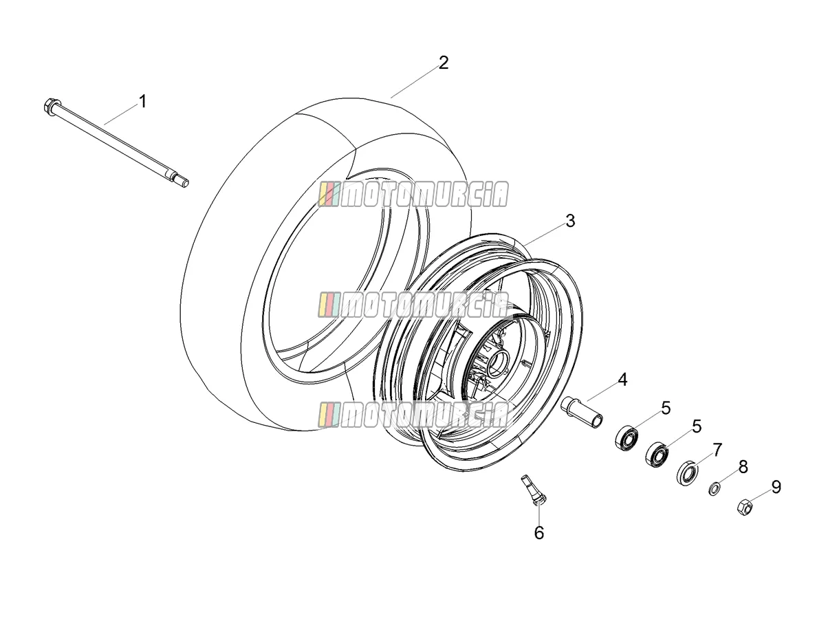 Roue avant
