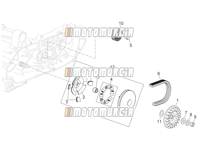 Motor » primaire transm.
