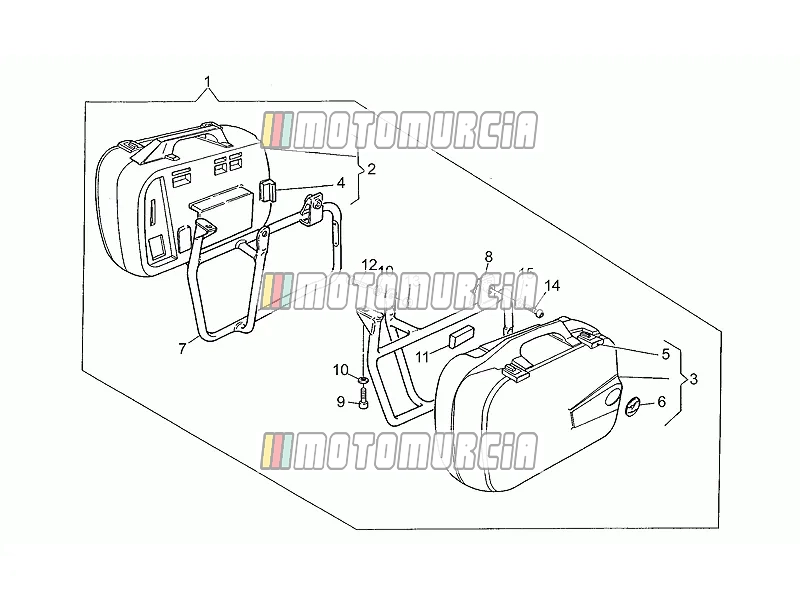 Kit top case rigide