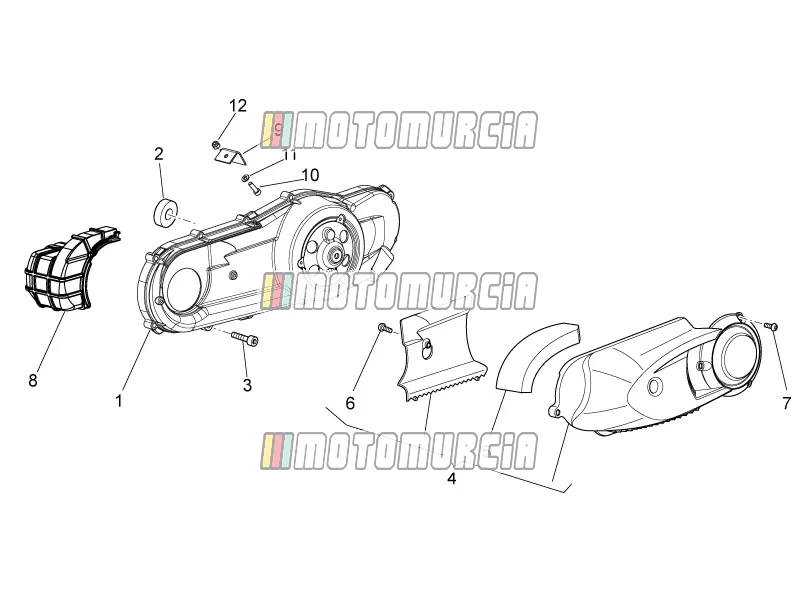 Motor »variatorkap