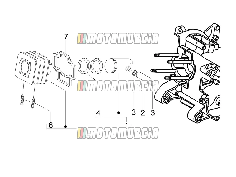 Cylinder-piston-wrist Pin Unit