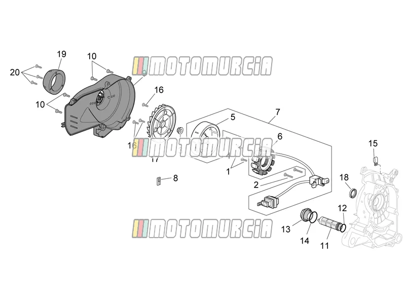 Moteur » ensemble magnéto cdi