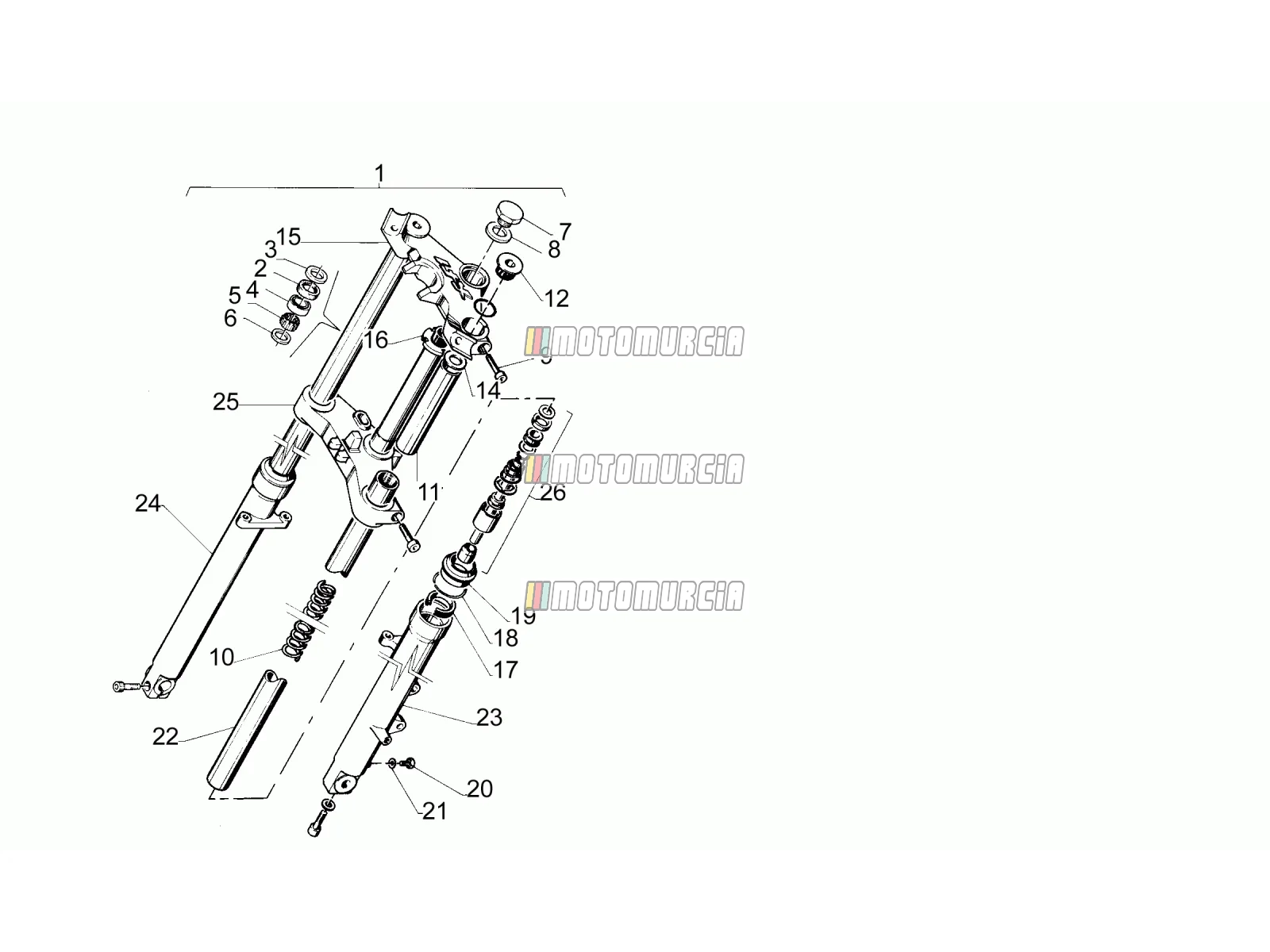 Fourche avant m