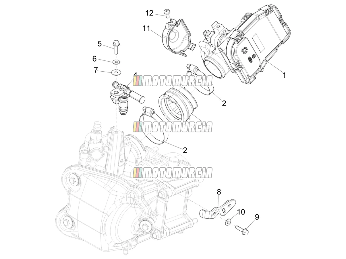 Throttle Body - Injector - Induction Joint