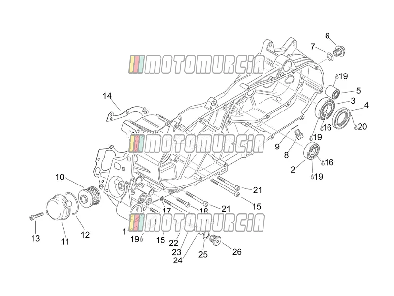 Motor » centraal semi-carter