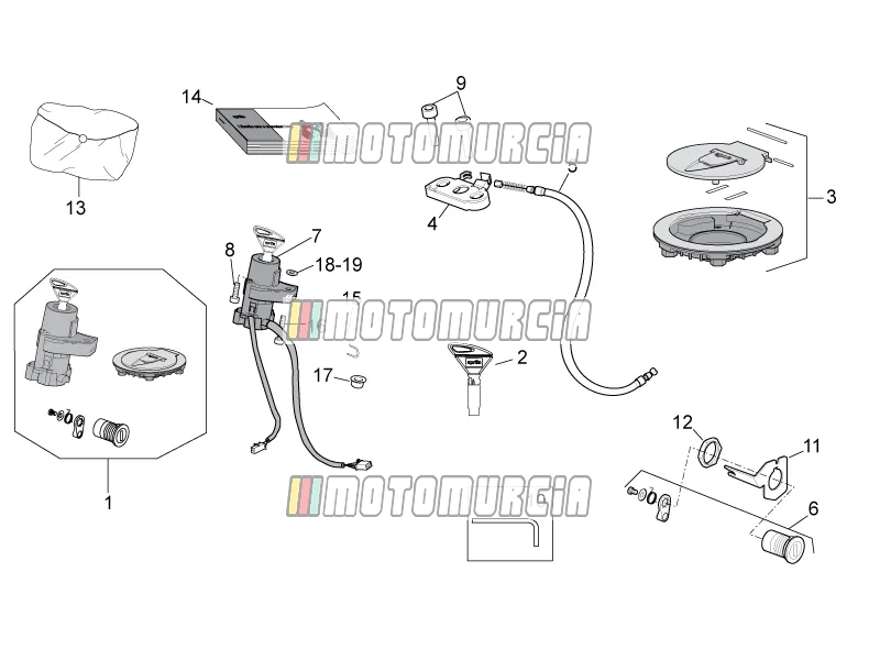 Hardwarekit voor slot