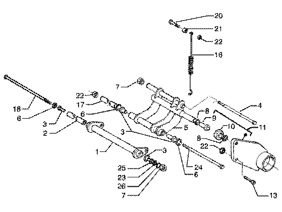 Bras oscillant