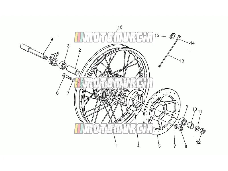 Roue avant