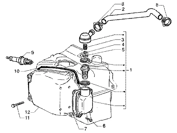 Robinet de vidange d'huile