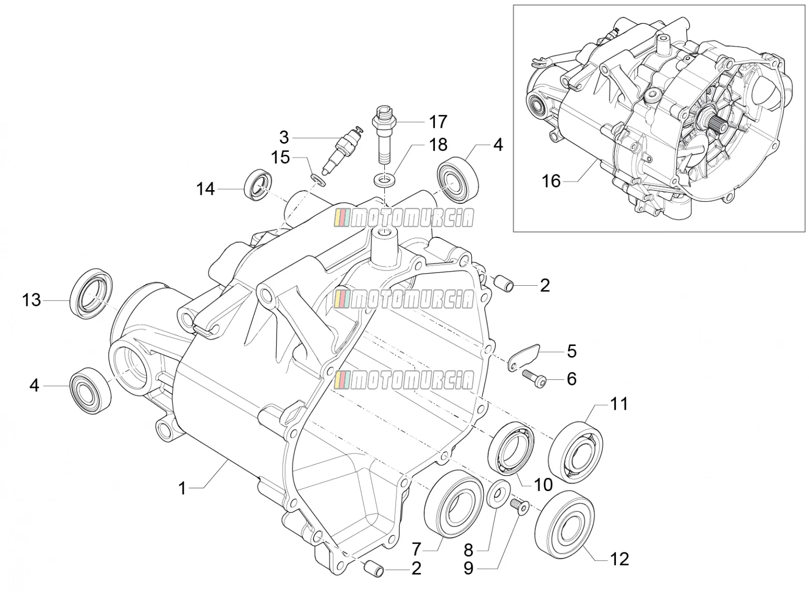 Cage de transmission