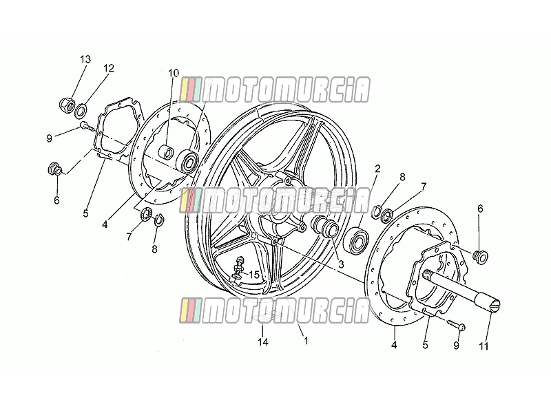 Roue avant, alliage