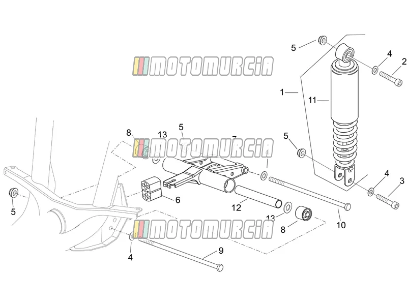 Frame » r.shock absorber-connect. hengel