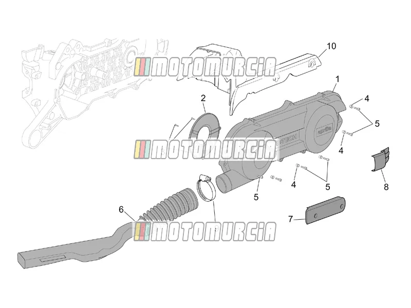 Motor »variatorkap