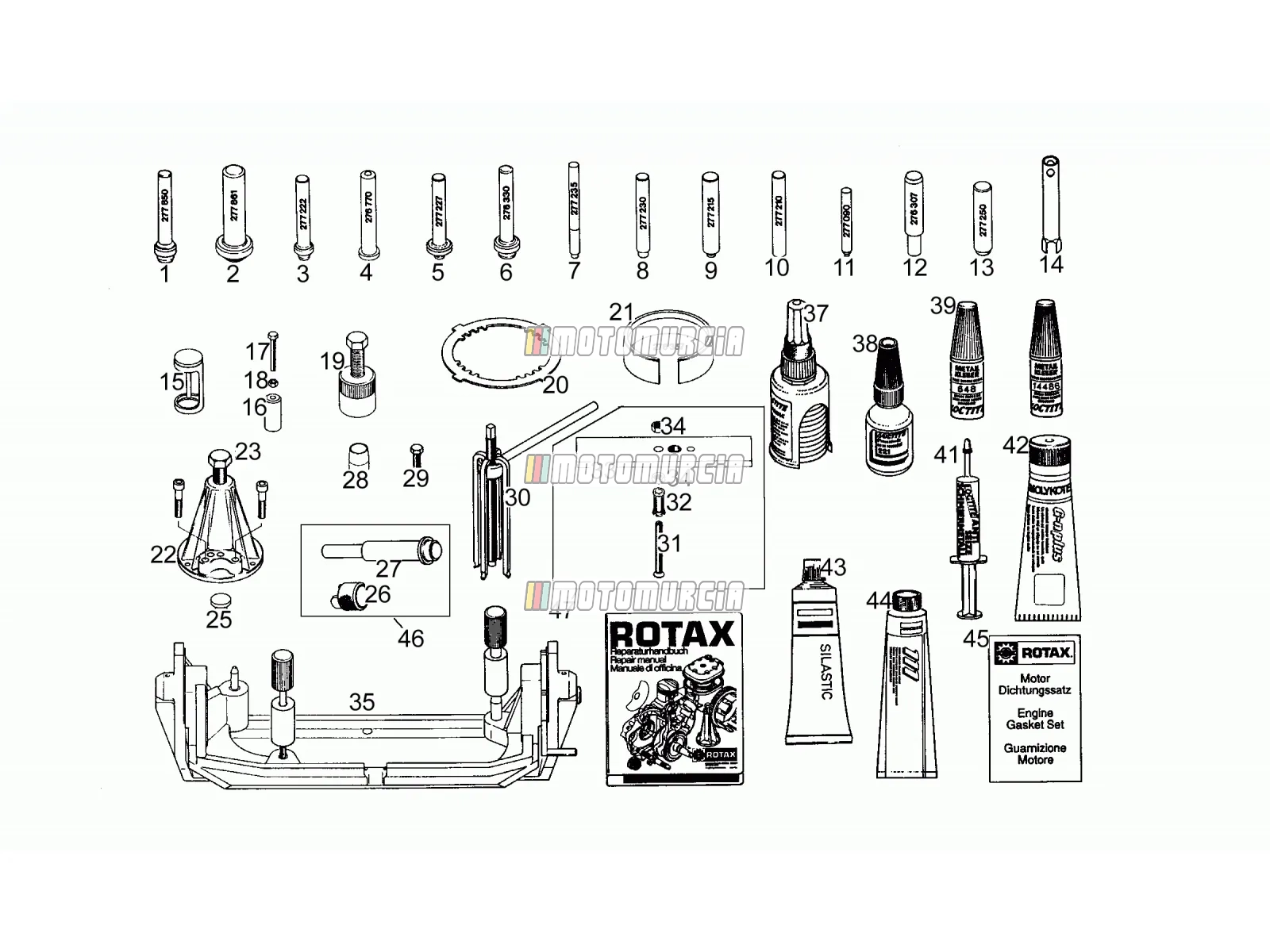 Outils spéciaux n>s
