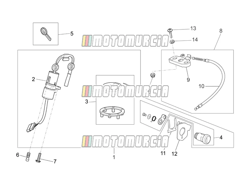 Hardwarekit voor slot