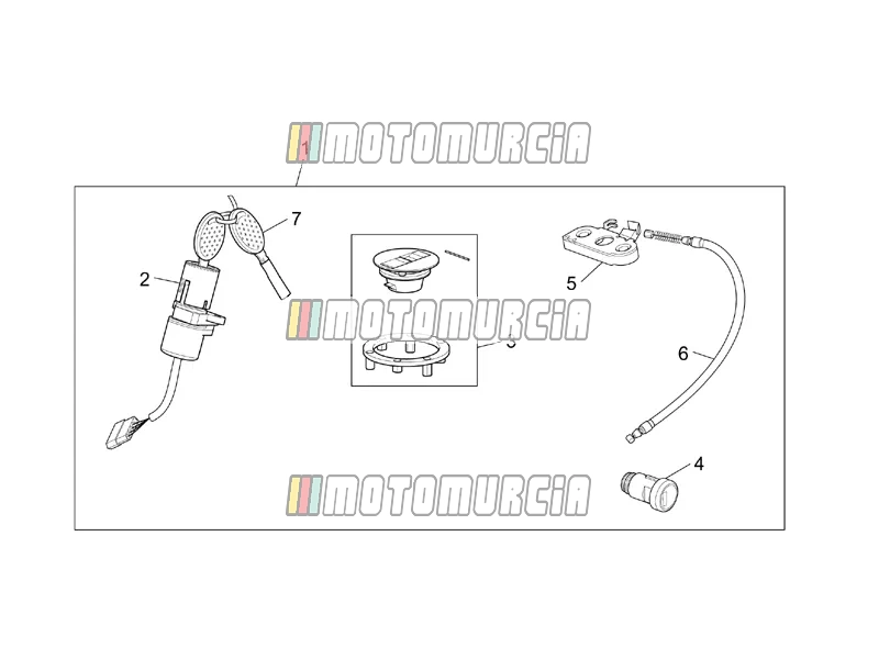 Hardwarekit voor slot