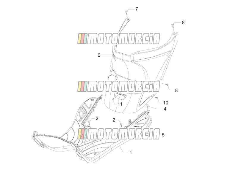 Cache central - repose-pieds