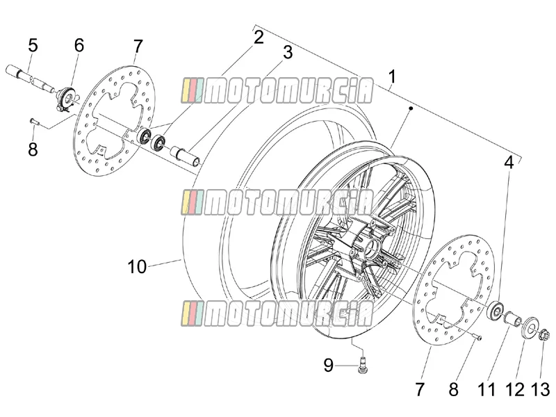 Roue avant