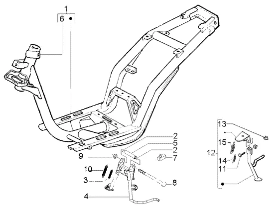 Chassis centrale standaard