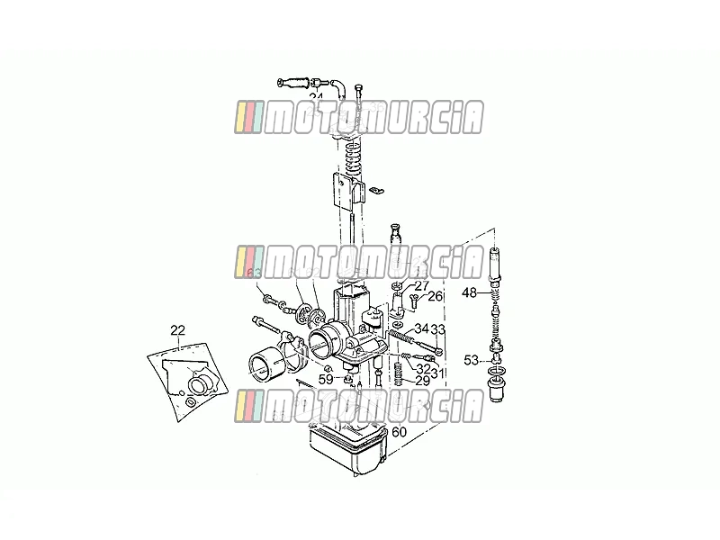 Pièces de rechange pour carburateur