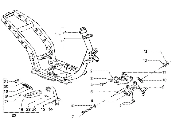 Chassis-centrale standaard