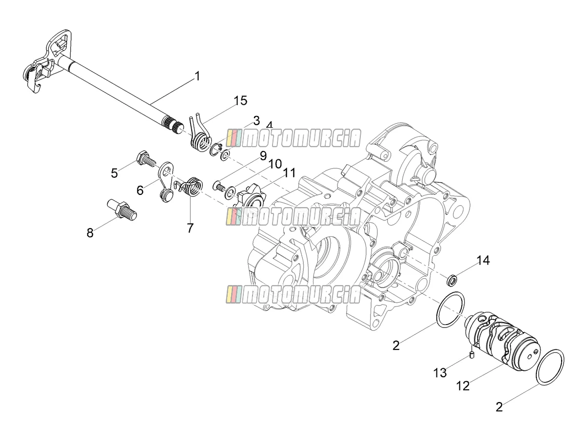 Gear Box / Selector / Shift Cam