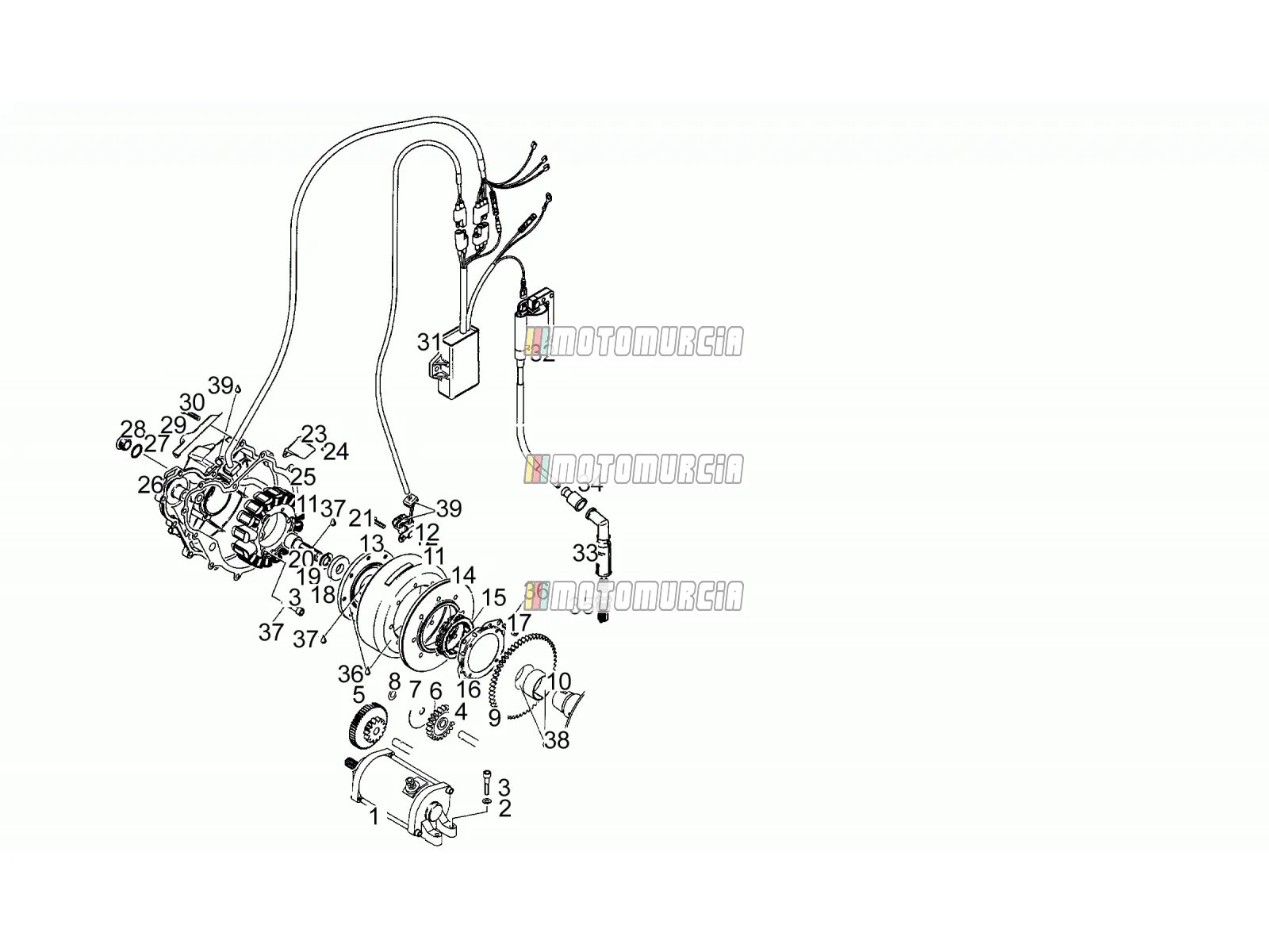 Cdi magnéto assy n>s