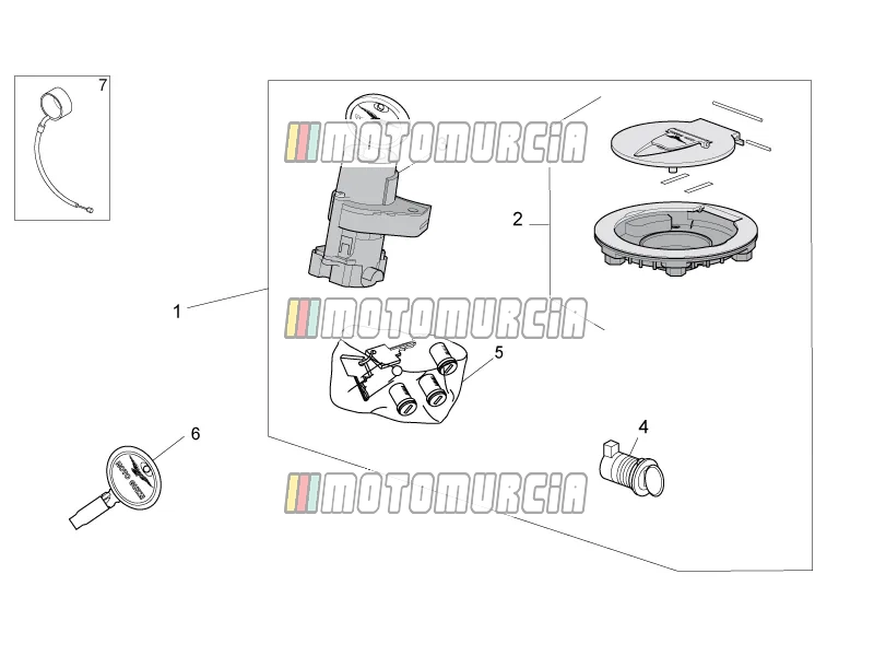 Hardwarekit voor slot