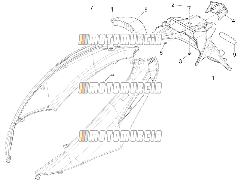Rear Cover - Splash Guard