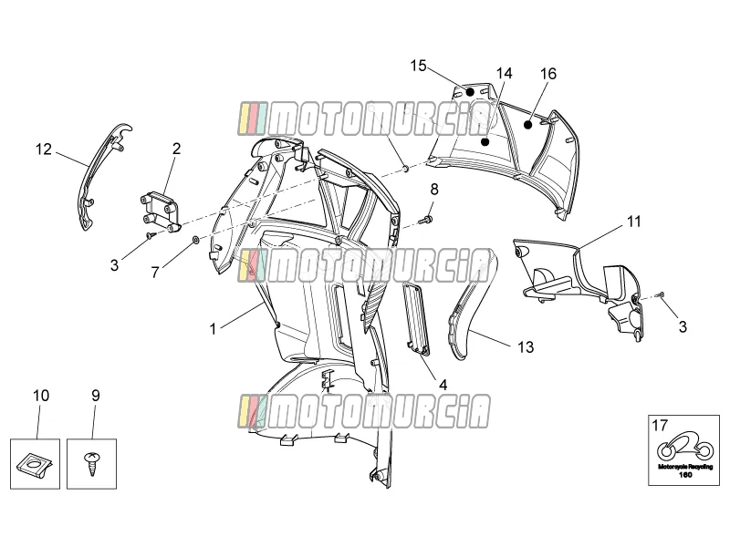 Frame » voorkant body - intern schild