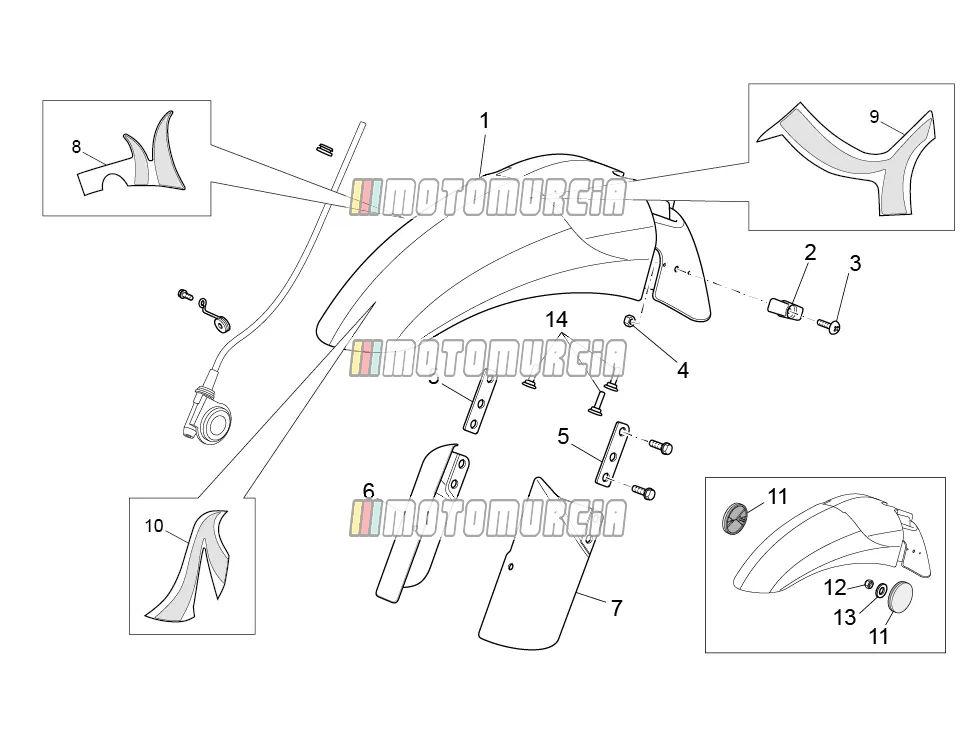 Frame » Front Body - Front Mudguard
