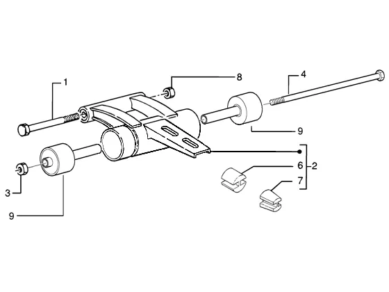 Bras oscillant