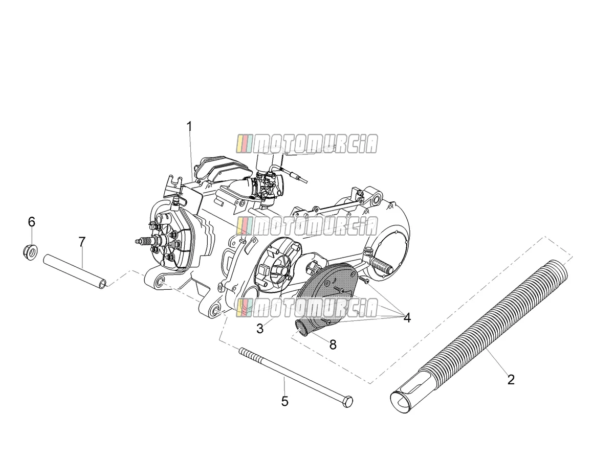 Engine-completing Part-lever