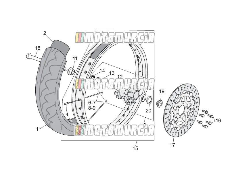 Roue avant