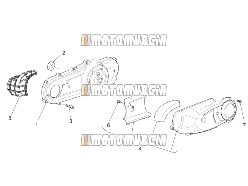 Motor »variatorkap