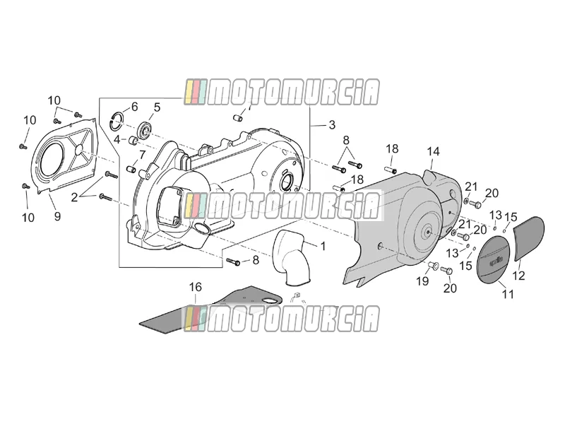 Motor »variatorkap