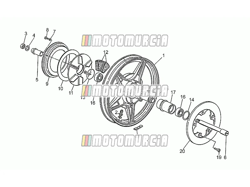 Roue arrière