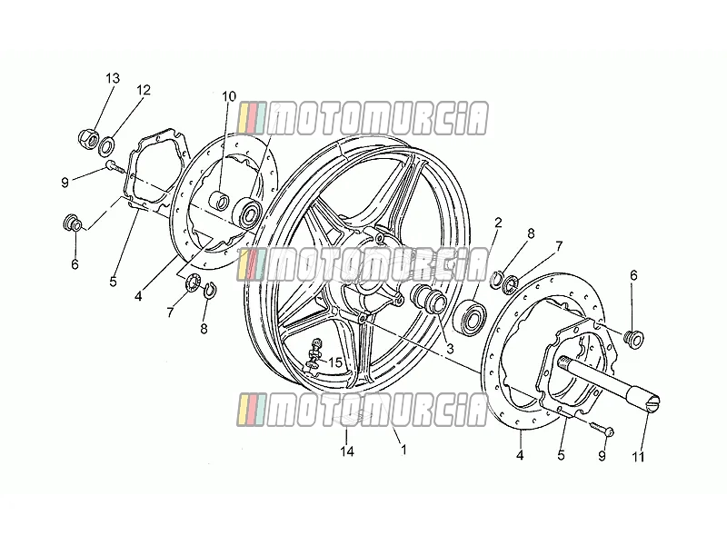 Roue avant, alliage