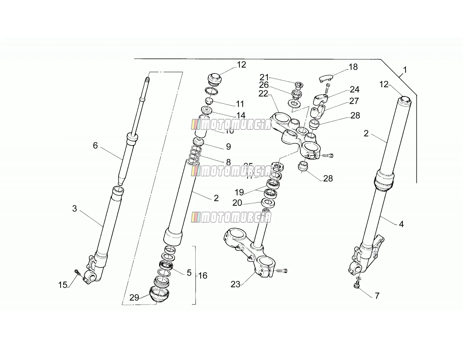 Fourche avant n/p