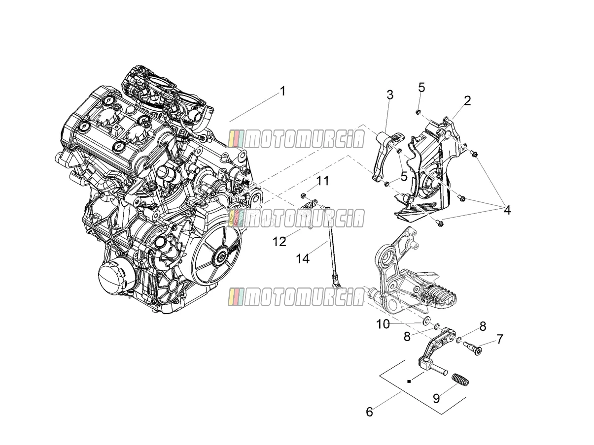 Engine-completing Part-lever