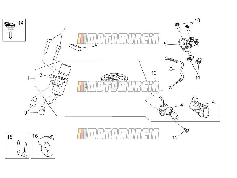 Hardwarekit voor slot