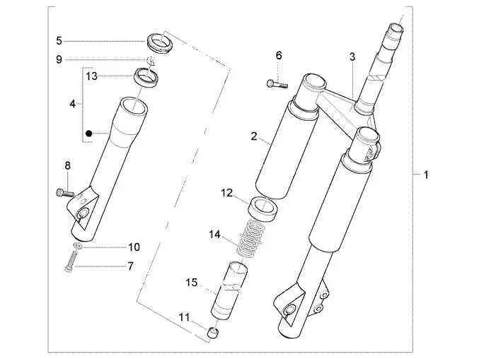 Fourche avant