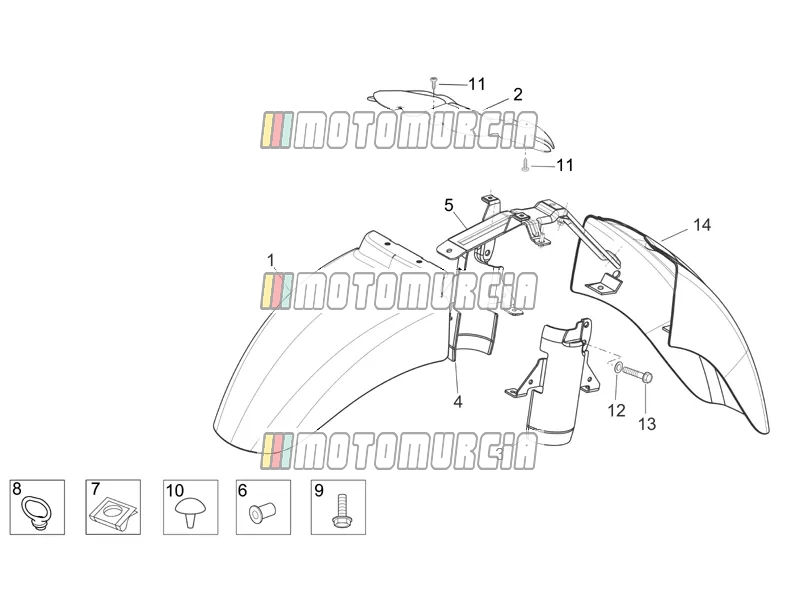 Frame » Front Body - Front Mudguard