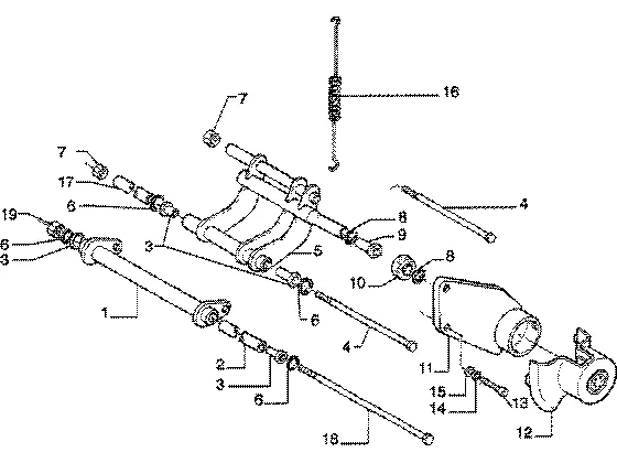 Bras oscillant