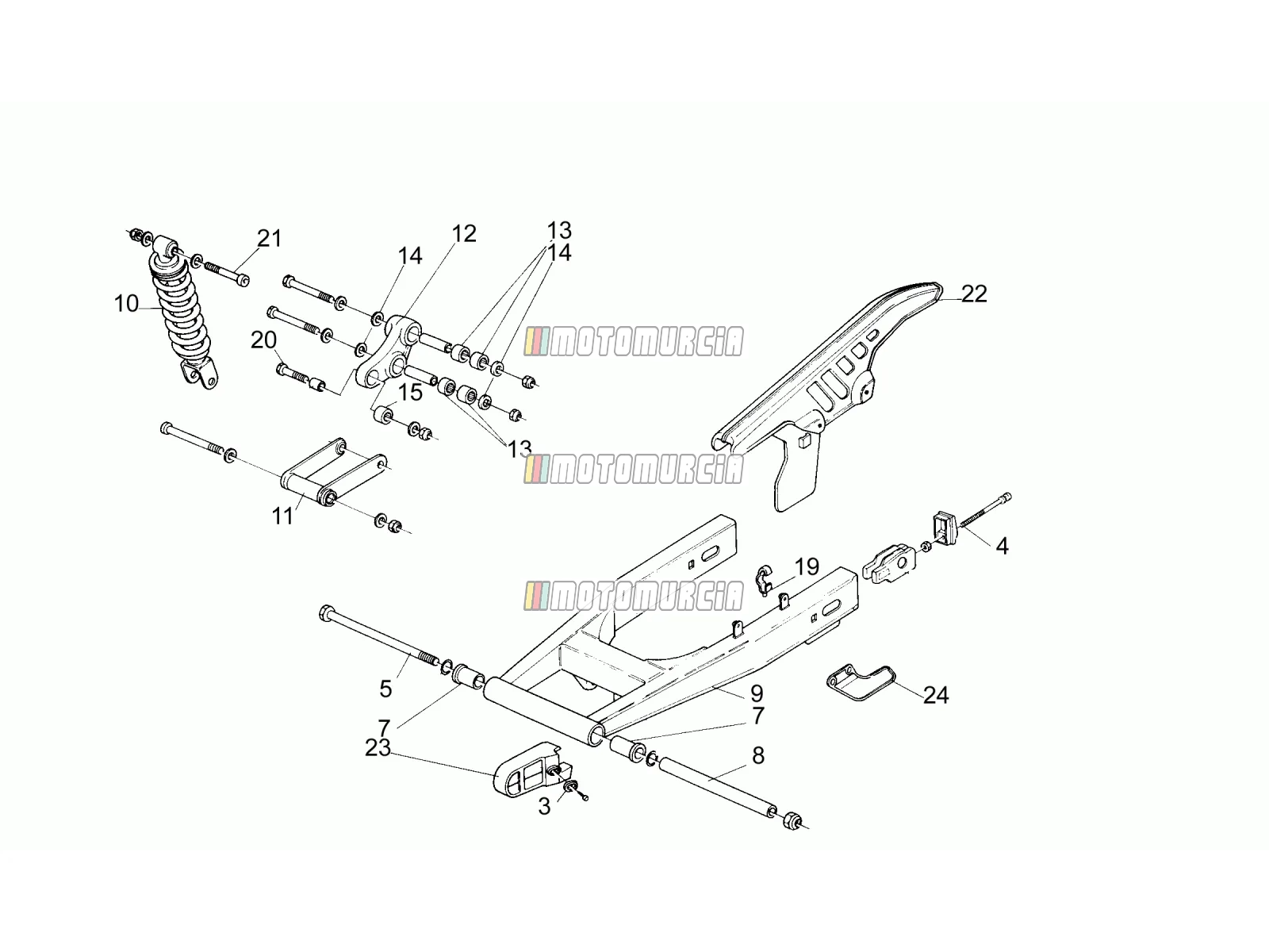 Bras oscillant