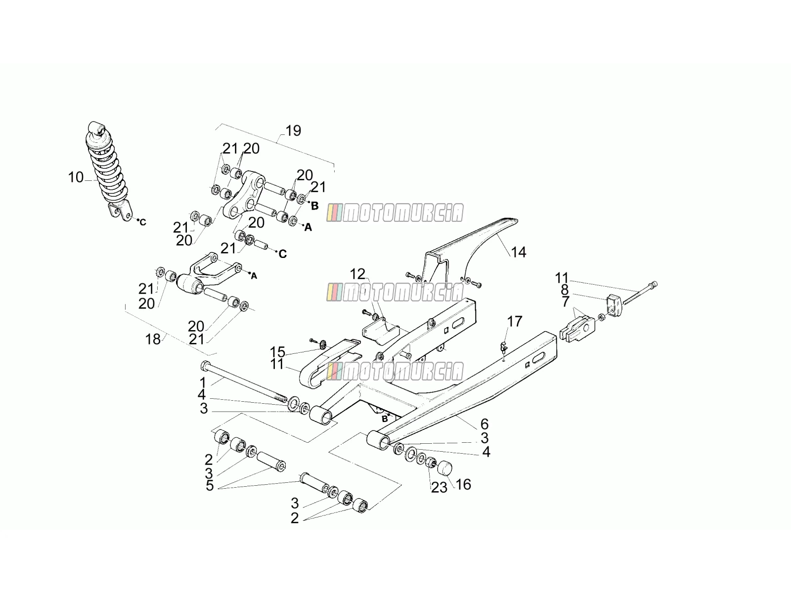 Bras oscillant