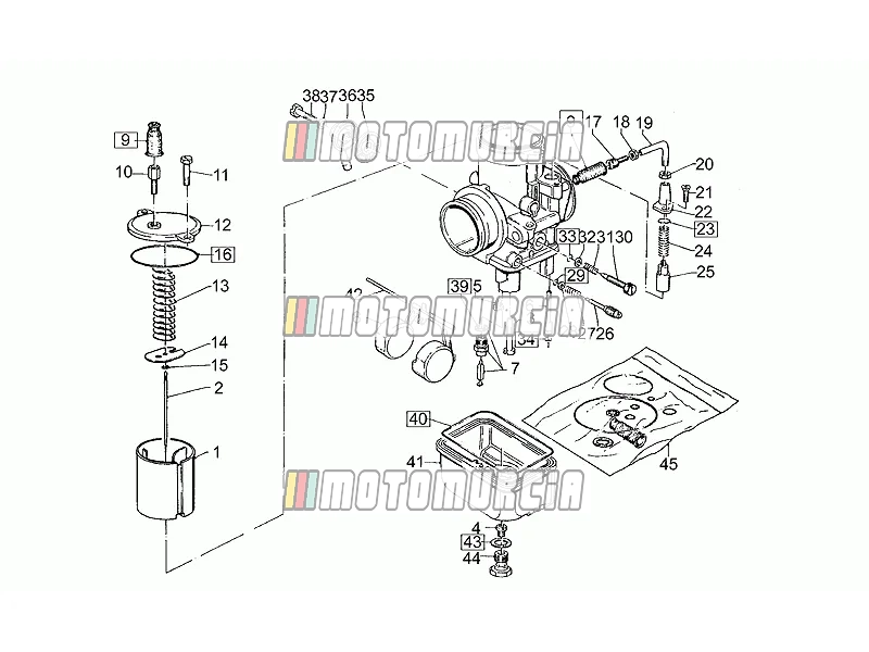 Carburateurs v50c