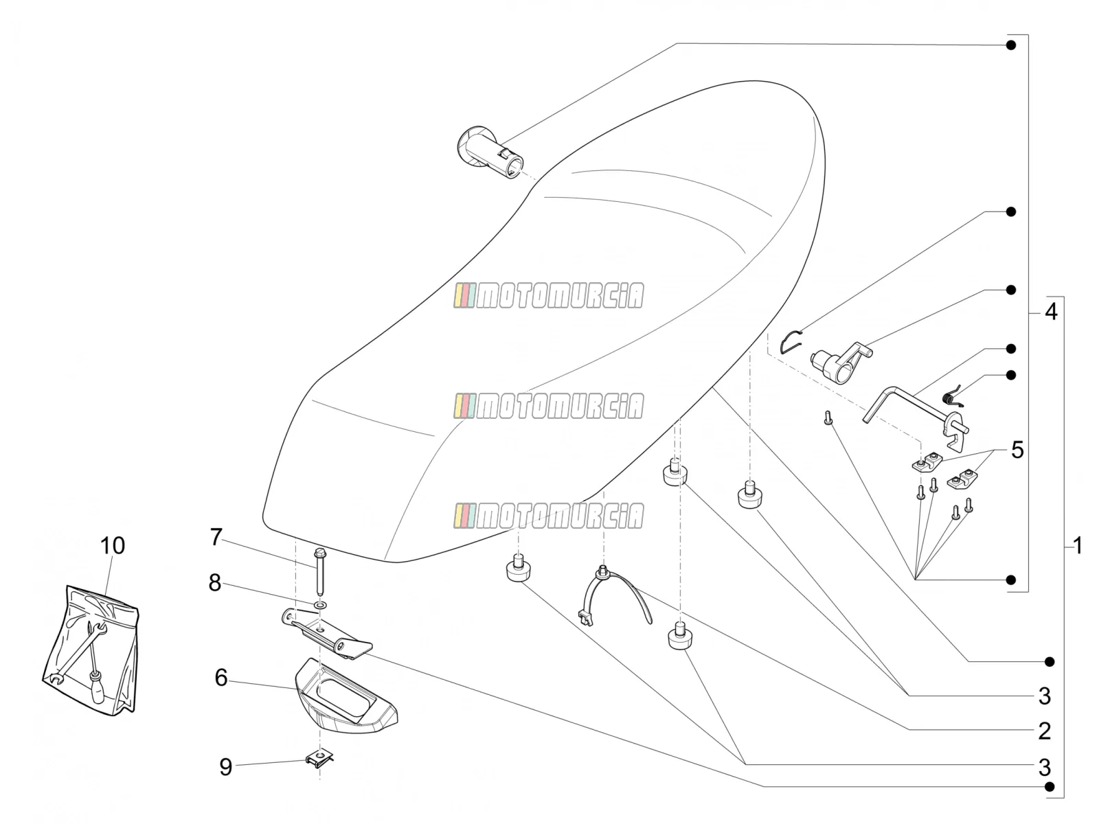 Zadel/stoelen