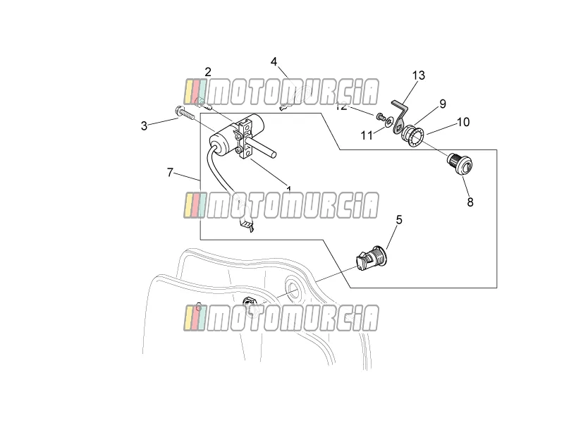 Hardwarekit voor slot