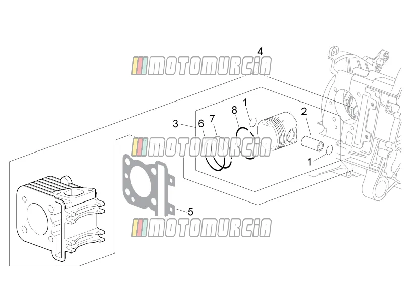 Motor » cilinder - zuiger